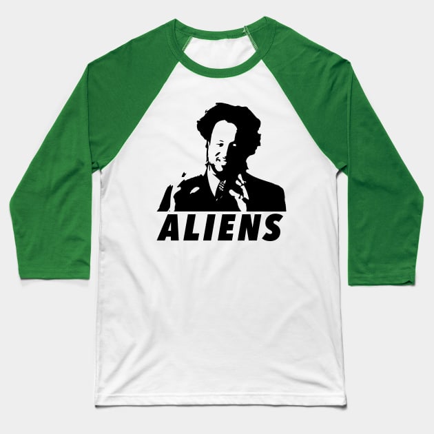 Not Saying It Was Aliens, But It Was Aliens! Baseball T-Shirt by radthreadz